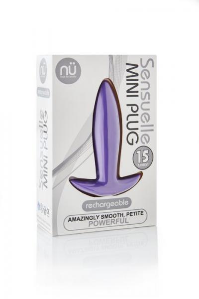 Sensuelle Mini Butt Plug Purple