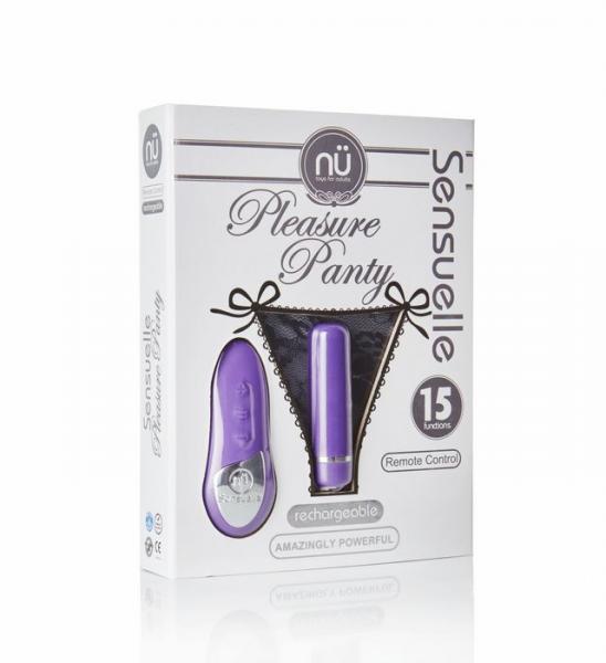 Sensuelle Pleasure Panty Purple Remote Control