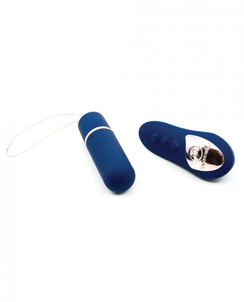 Sensuelle Remote Control Bullet Vibrator Plus Navy Blue
