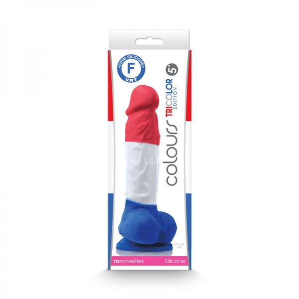 Colours Pleasures Tricolor 5 Dildo "