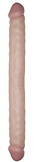 Real Skin All American Whoppers Double Dong 18" Beige