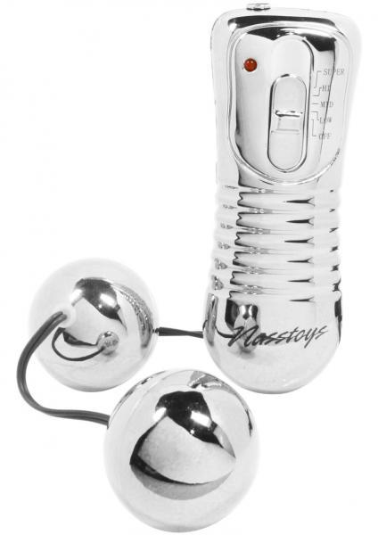 Nen Wa Balls Waterproof Vibrating Balls Silver