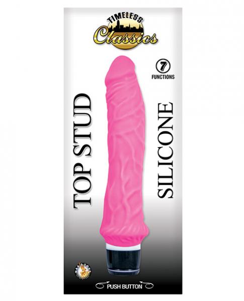 Timeless Classics Top Stud Silicone Vibrator Pink