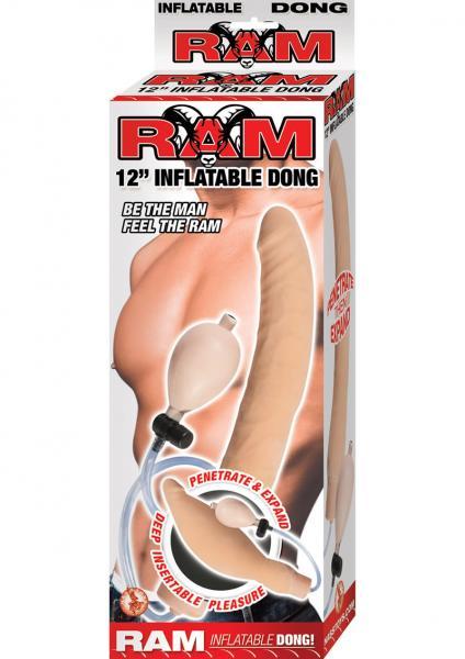 Ram 12 Inches Inflatable Dong Beige