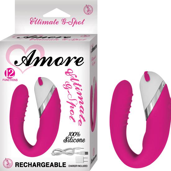 Ultimate Silicone Rechargeable 12 Function Waterproof G Spot Vibe Pink