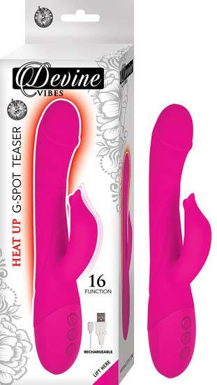 Devine Vibes Heat Up G Spot Teaser Pink Vibrator