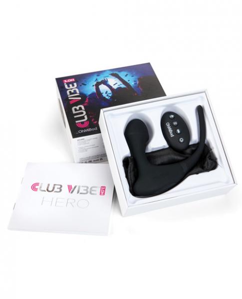 Ohmibod Club Vibe 3.Oh Hero Anal Plug Black