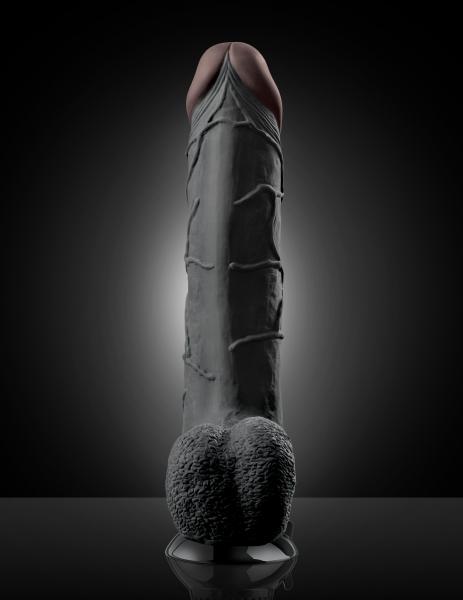 No 11 Wallbanger Vibrating Dildo Black