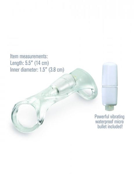 Fantasy X Tensions Vibrating Cock Sling Clear