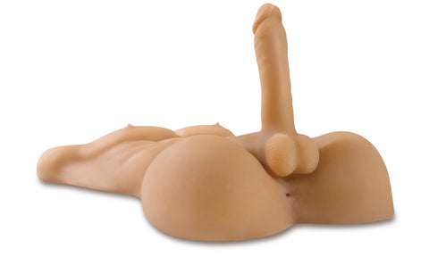 F Ck Me Silly Dude! Mega Masturbator Beige