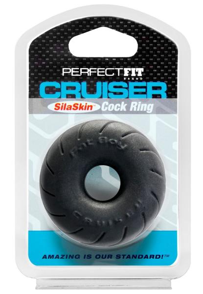 Perfect Fit Siliskin Cruiser Ring 2.5 Inches Black