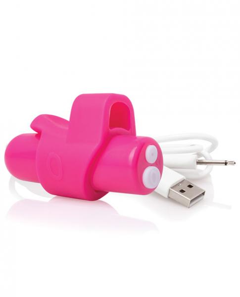 Charged Combo Kit 1 Cock Ring & Finger Sleeve Pink