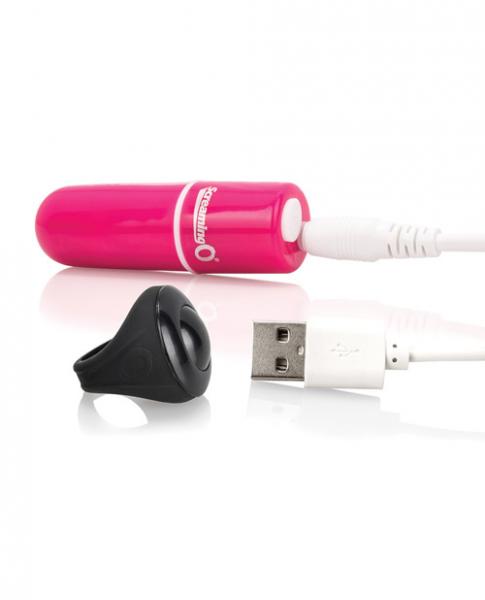 Charged Vooom Remote Control Bullet Vibrator Pink