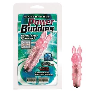 Waterproof Power Buddies Pink Bunny Vibrator