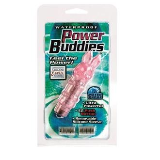 Waterproof Power Buddies Pink Bunny Vibrator