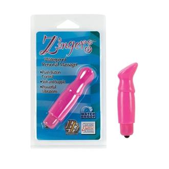 Zingers Personal Massager Waterproof Pink