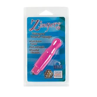 Zingers Personal Massager Waterproof Pink