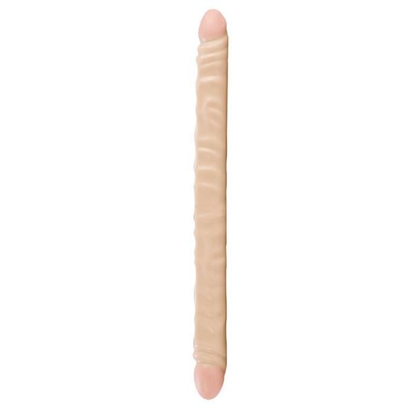 Slim Jim Duo 17" Veined Double Dong Beige