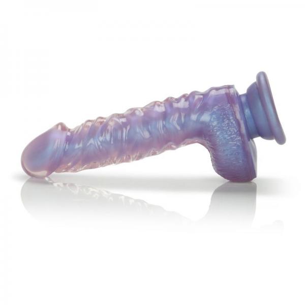 Crystal Cote Dong Purple 7 Inches Suction Cup