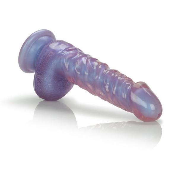 Crystal Cote Dong Purple 7 Inches Suction Cup