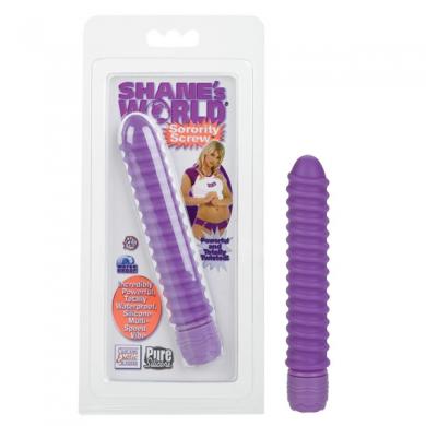 Shane's World Sorority Screw Silicone Vibe Purple