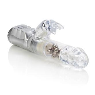 Waterproof Jack Rabbit Vibrator Clear