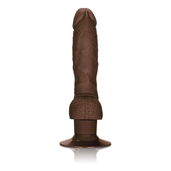 Shower Stud Super Stud Brown Vibrating Dildo
