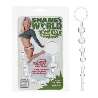 Shane's World Anal 101 Intro Beads Clear