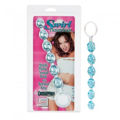 Swirl Pleasure Beads Teal