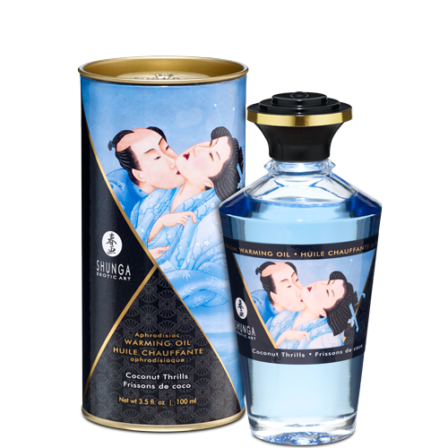 Shunga Warming Massage Oil Coconut 3.5 Fluid Ounces