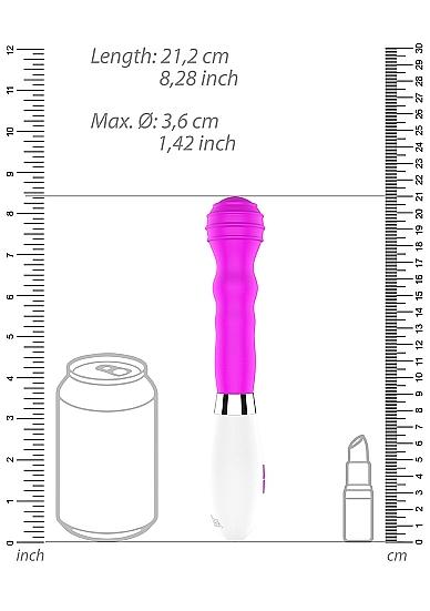 Alida Ultra Soft Silicone 10 Speeds Fuchsia