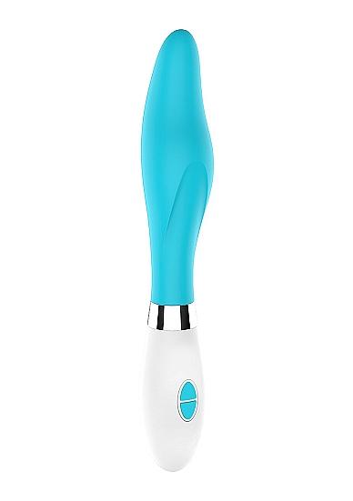 Shots Luminous Athamas Silicone 10 Speed Vibrator Turquoise