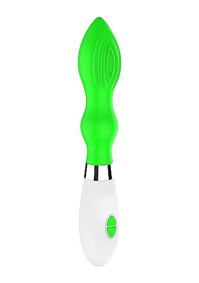 Shots Luminous Astraea Silicone 10 Speed Vibrator Green