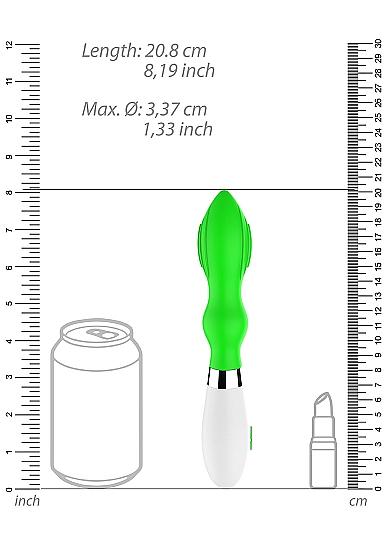 Shots Luminous Astraea Silicone 10 Speed Vibrator Green