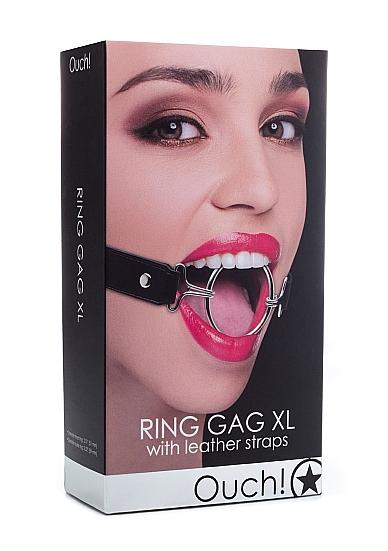 Ouch Ring Gag Xl Black O/S