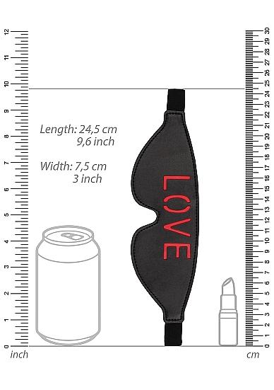Ouch! Blindfold Love Black