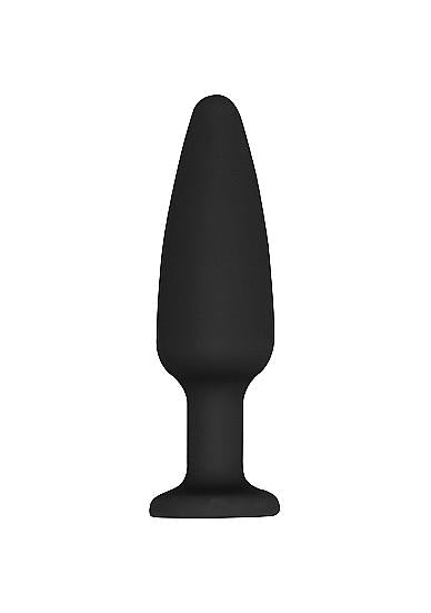 Cone Shaped Diamond Butt Plug Black