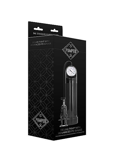Deluxe Pump With Advanced Psi Gauge Black