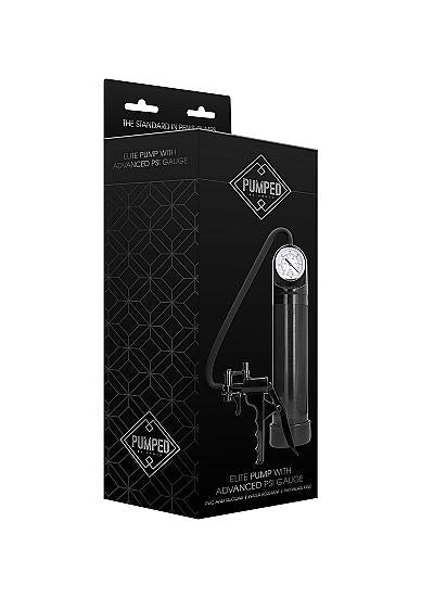 Pumped Elite Pump With Advanced Psi Gauge Black
