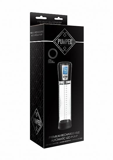 Pumped Premium Rechargeable Automatic Lcd Pump Transparent
