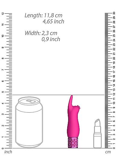 Royal Gems Elegance Pink Rechargeable Silicone Bullet