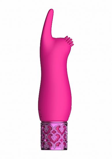 Royal Gems Elegance Pink Rechargeable Silicone Bullet