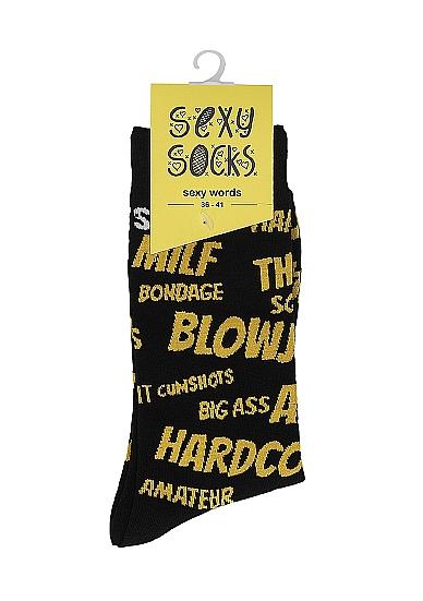 Sexy Socks Sexy Words 36 41
