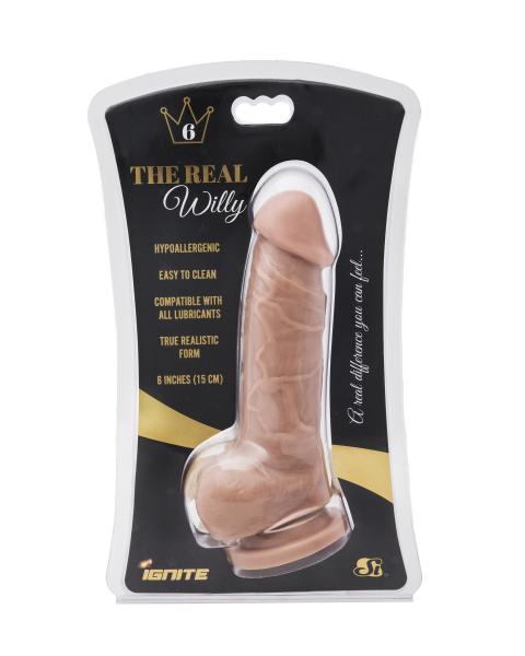Real Willy 6 Inches Caramel Tan Dildo