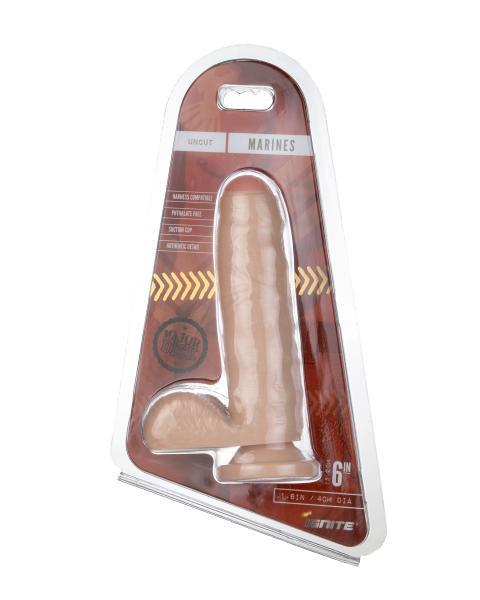 Major Dick Marines Beige Uncut Dildo