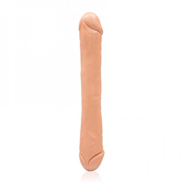 Exxtreme Double Dong 14.5 Inches Beige