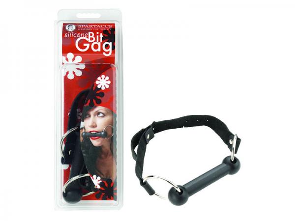 Silicone Bit Gag Black