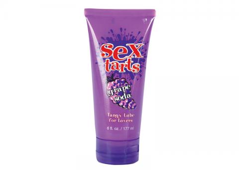 Sex Tarts Grape Soda Flavored Lubricant 6 Fl Oz.