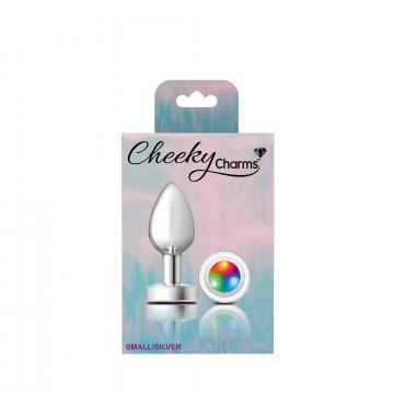 Cheeky Charms Light Up Silver Small Plug