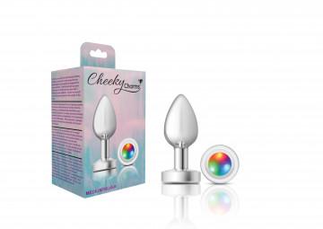Cheeky Charms Light Up Silver Medium Plug